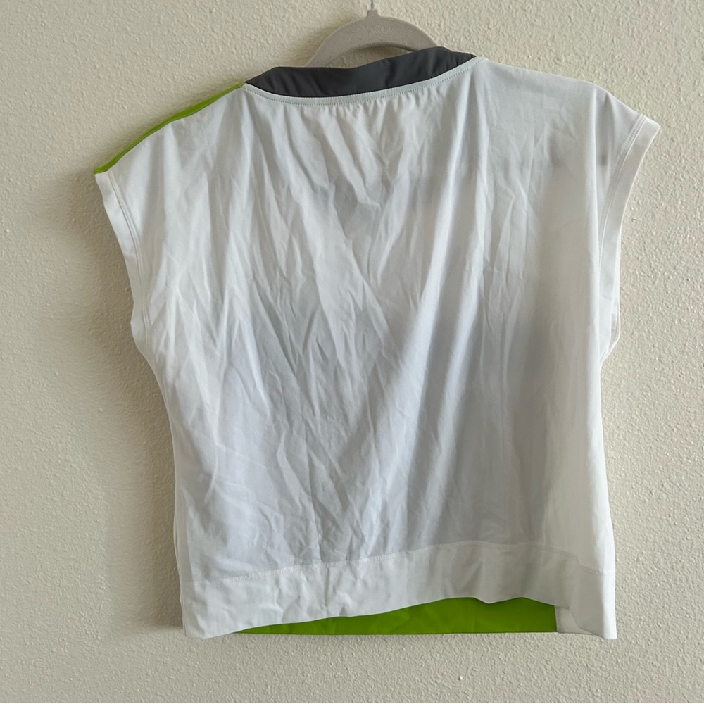 NOKA'OI short sleeve multicolor sheer top - Picture 6 of 7